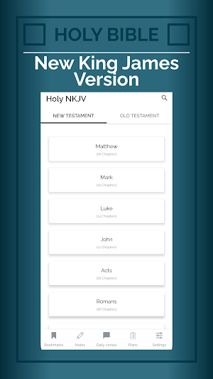 New King James Version Bible Screenshot 0