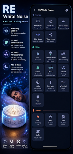 RE White Noise – Sleep Sounds Screenshot 3