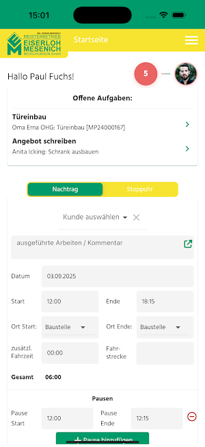 Eiserloh Mesenich Bedachungen Screenshot 1