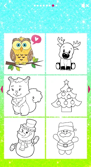 Kids Coloring Game Glitter 🎨 Screenshot 1