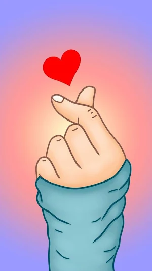 Finger Heart Wallpapers Screenshot 3