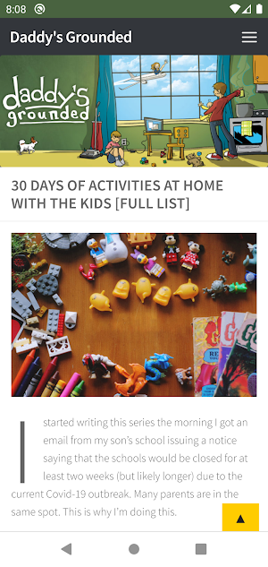Daddy's Grounded - A Dad Blog Screenshot 0