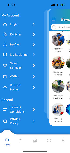 Home Service Screenshot 2
