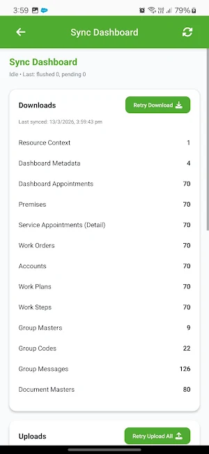 mSales Screenshot 2
