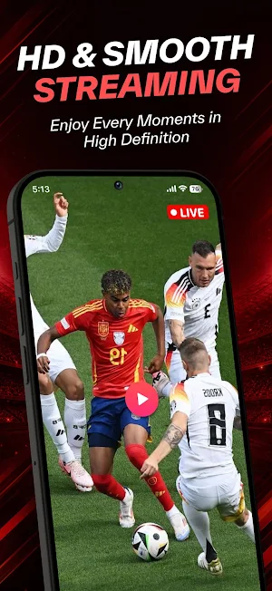 Live Football TV HD Streaming Screenshot 2