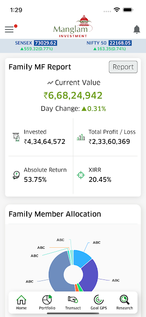 Manglam Investment Screenshot 0