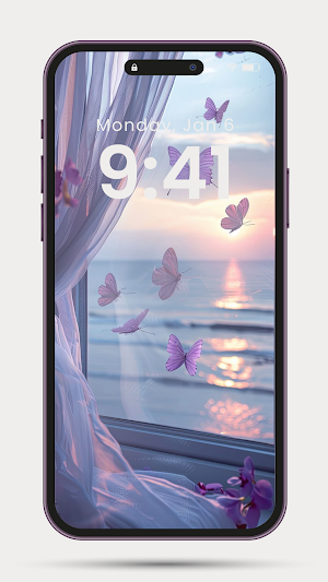 Purple Aesthetic Wallpaper Screenshot 2