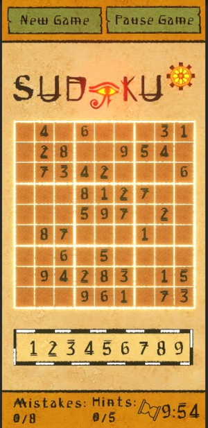 Scarab Sudoku Screenshot 2