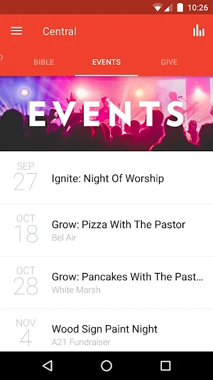 Central Church MD Screenshot 2