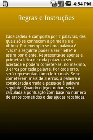 Palavras em Cadeias Screenshot 3