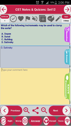 Surgical Technician Exam Review App : 5200 Q&A Screenshot 1