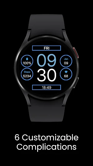 Essential Digital Watch Face Screenshot 2