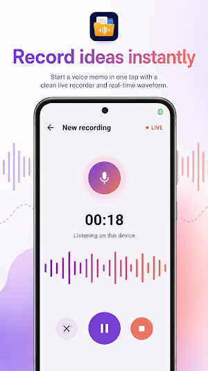 Voice Memo Organizer: Recorder Screenshot 0