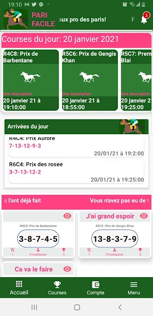 Pari Facile Screenshot 0