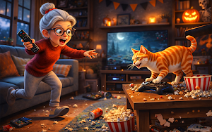 Cat vs Granny: Cat Simulator Screenshot 1