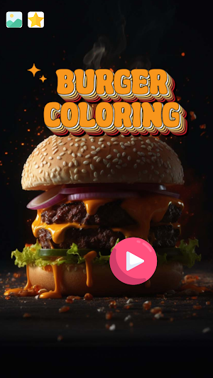 Colorful Burger Delight Screenshot 2