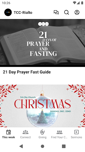 Tri-City Church App Screenshot 0