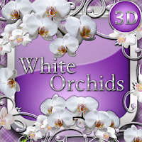 White Orchids 3D Next Launcher