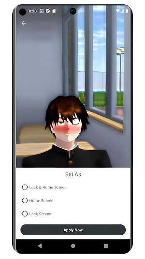 Sakura School Boy Wallpaper 4K Screenshot 2