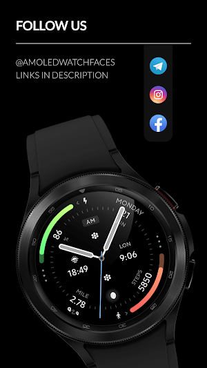 Awf Polar Analog - watch face Screenshot 2