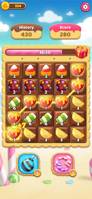 Candy Link: connect game Screenshot 2