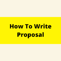 How to Write a Proposal