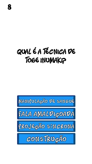 Jujutsu Kaisen Quiz Screenshot 3