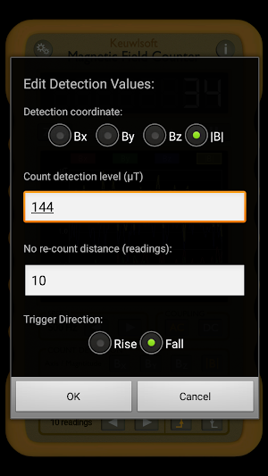 Magnetic Field Counter Screenshot 2