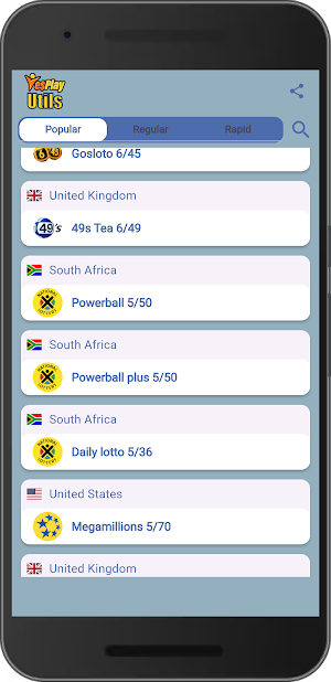 YesPlay All Lucky Numbers Util Screenshot 0