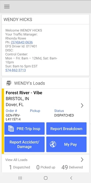 Driver Mobile Assistant Screenshot 1