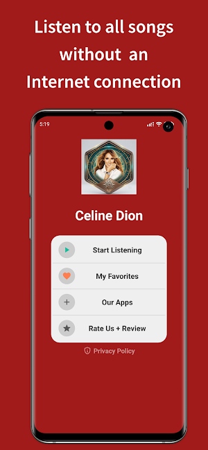 Celine Dion & Lyrics Offline Screenshot 0