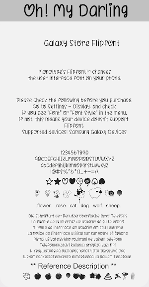 BROhMyDarling™ Latin Flipfont Screenshot 3