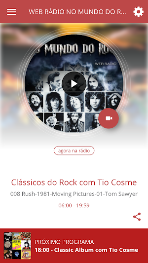 WEB RÁDIO NO MUNDO DO ROCK Screenshot 0
