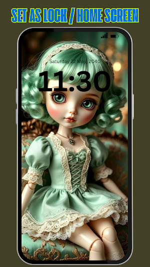 Lovely Doll Wallpaper HD 4K Screenshot 3