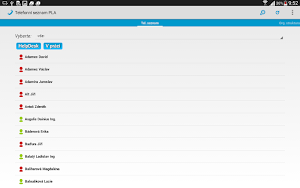 Telefonní seznam PLA Screenshot 2