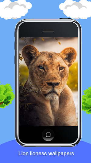 Lion lioness wallpapers Screenshot 2