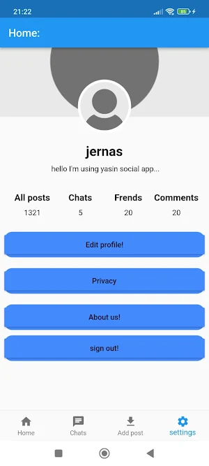yasin social app Screenshot 2