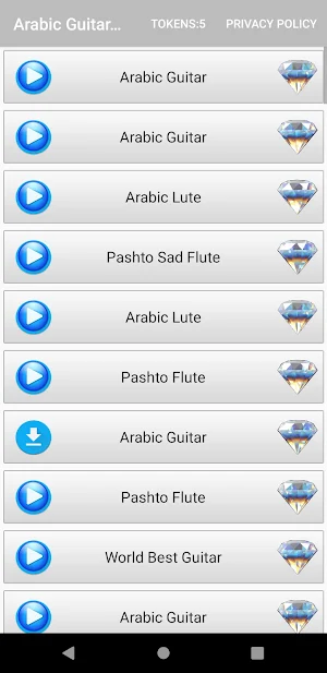Arabic Guitar Ringtones Screenshot 1