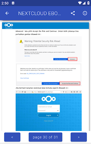 NEXTCLOUD EBOOK Screenshot 2