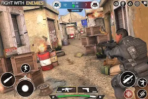 Immortal Squad 3D Free Game: New Offline Gun Games Screenshot 2