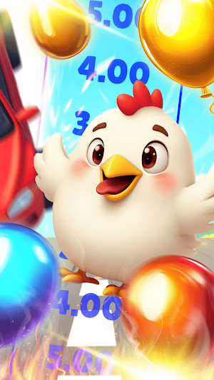 Chicken Wealth & Balloons Screenshot 2