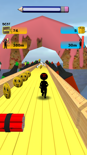Stickman Run: 1 2 3 Go Running Screenshot 3