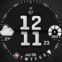 Digital Watch Face CUE178