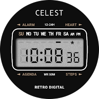 CELEST5523 Retro Digital Watch