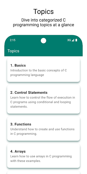C Programs: Read, Learn, Chat Screenshot 0