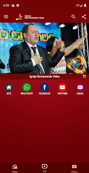 Igreja Restaurando Vidas Screenshot 1