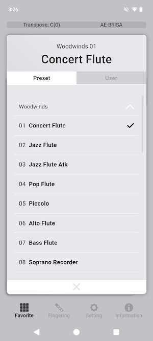 Aerophone Brisa Plus Screenshot 1