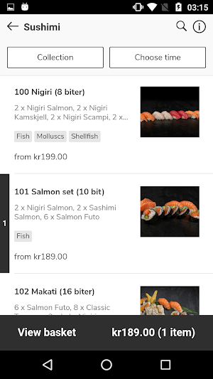 Sushimi Screenshot 2