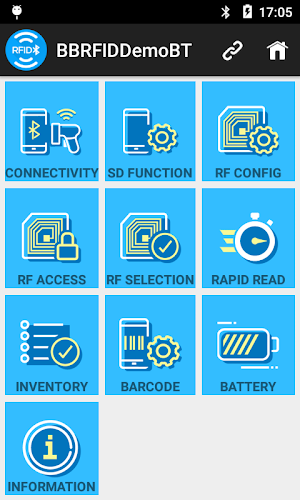 Bluebird RFID Demo App for RFR900(BT) Screenshot 0