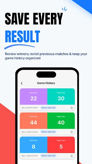 Scoreboard: Score Keeper App Screenshot 3